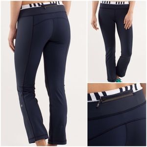 Lululemon Rise and Shine 7/8 Pant Inkwell Stripe